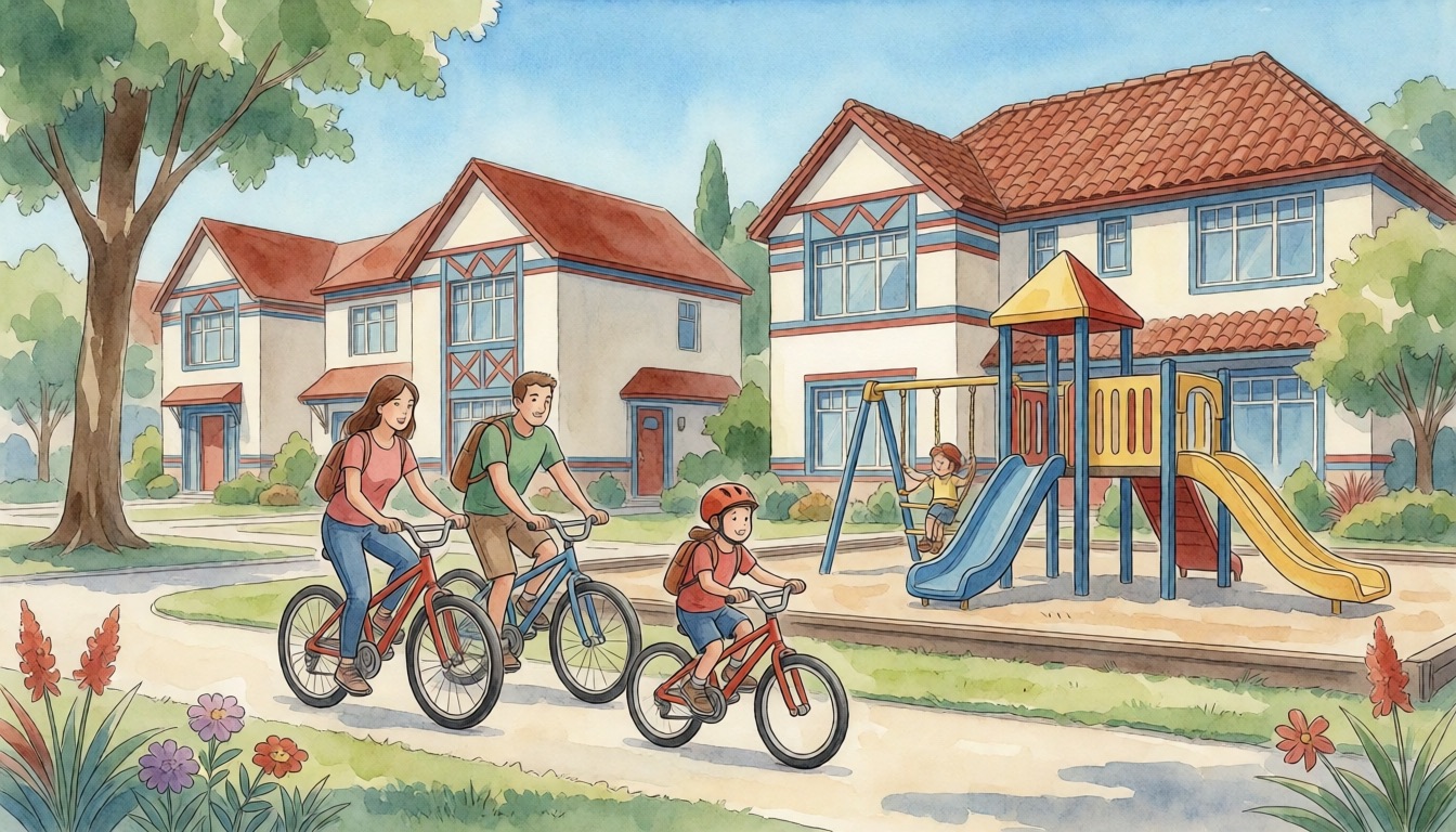 Coral Springs for Families: A Renter's Guide — watercolor illustration