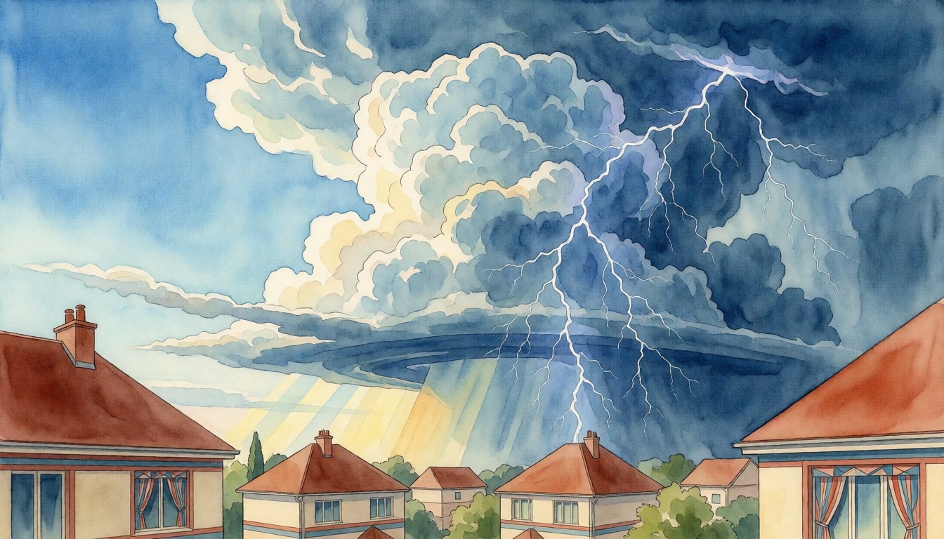 Weather & Climate in Coral Springs — watercolor illustration