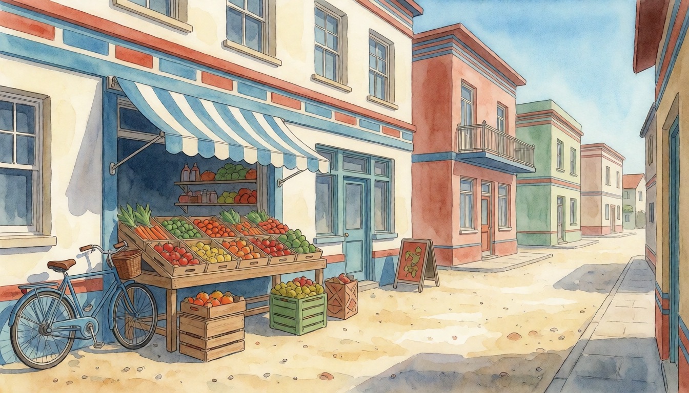 The Cost of Living in Deerfield Beach — watercolor illustration