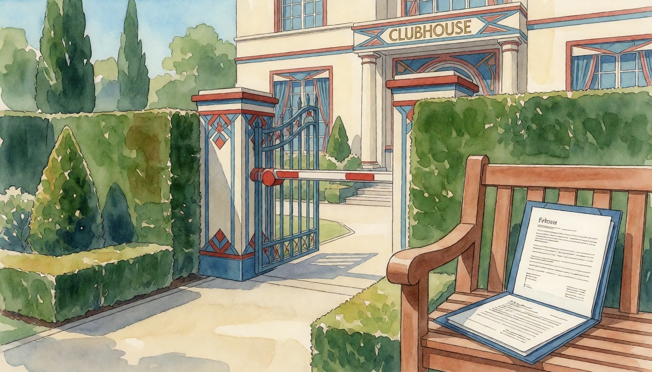 HOA & Condo Approval for Renters in South Florida — watercolor illustration