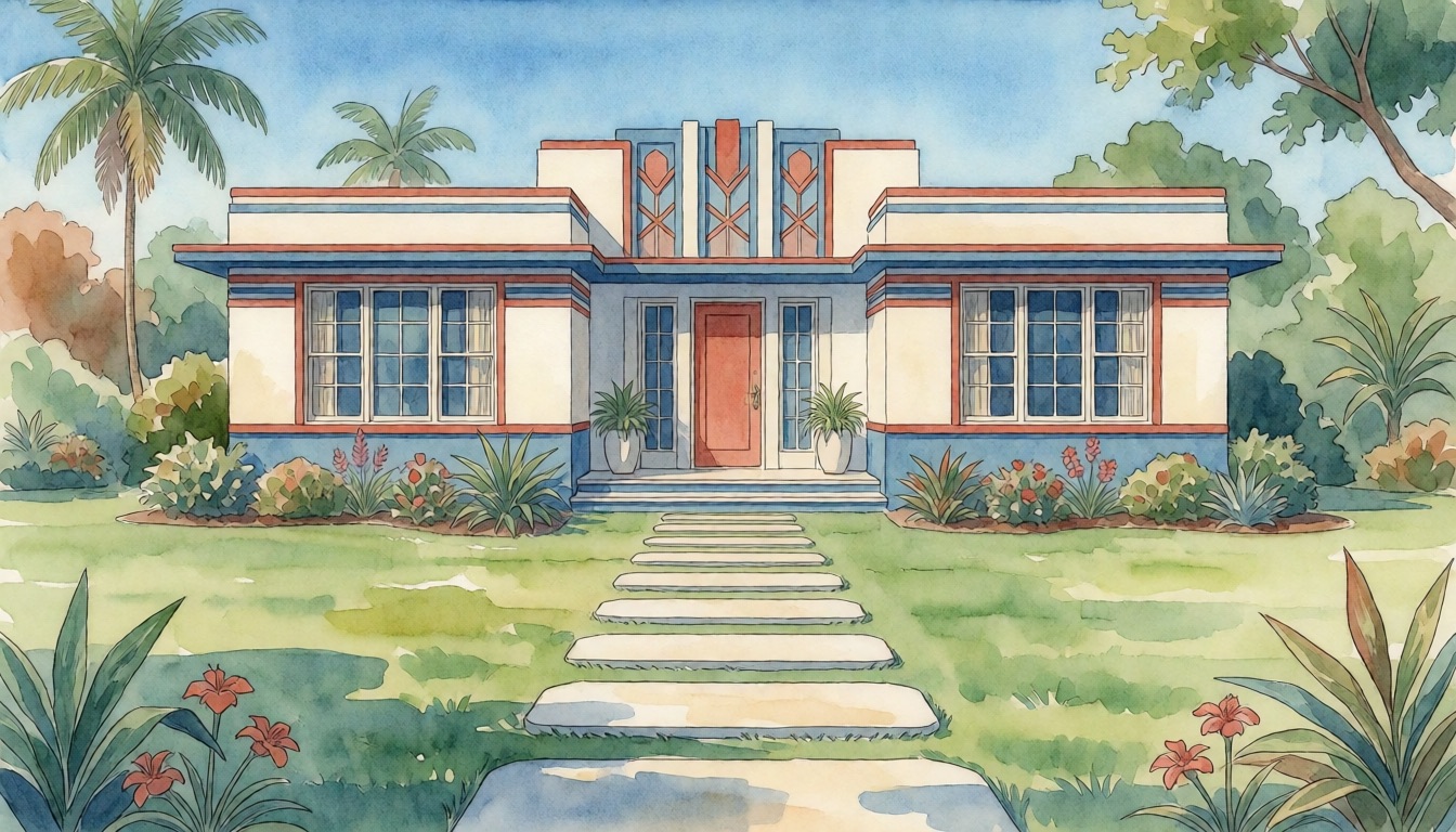 The Home Buying Process, Step by Step — watercolor illustration