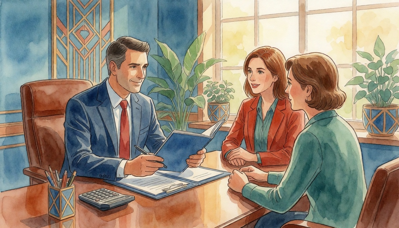How to Get Pre-Approved for a Mortgage — watercolor illustration