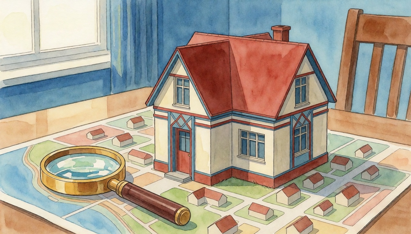 How to Price Your Home to Sell — watercolor illustration