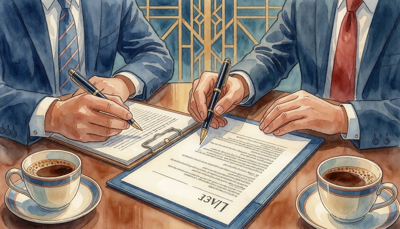 Questions to Ask Before You Sign a Lease — watercolor illustration
