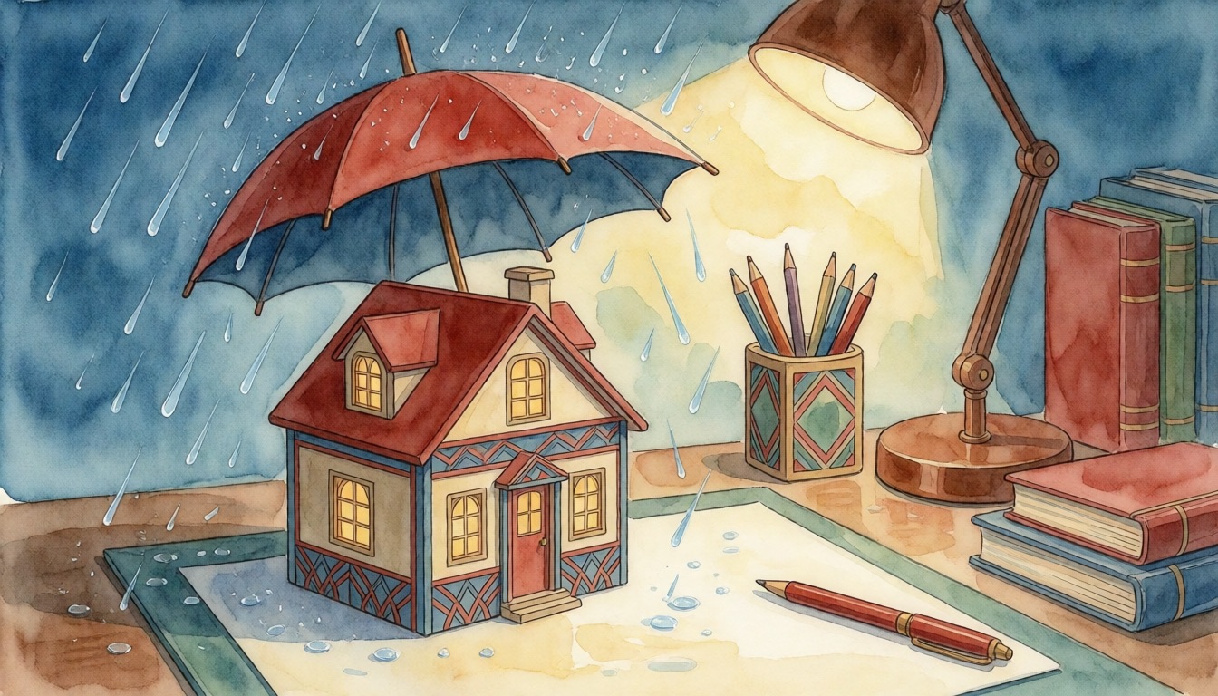 Renters Insurance in Florida: What to Know — watercolor illustration