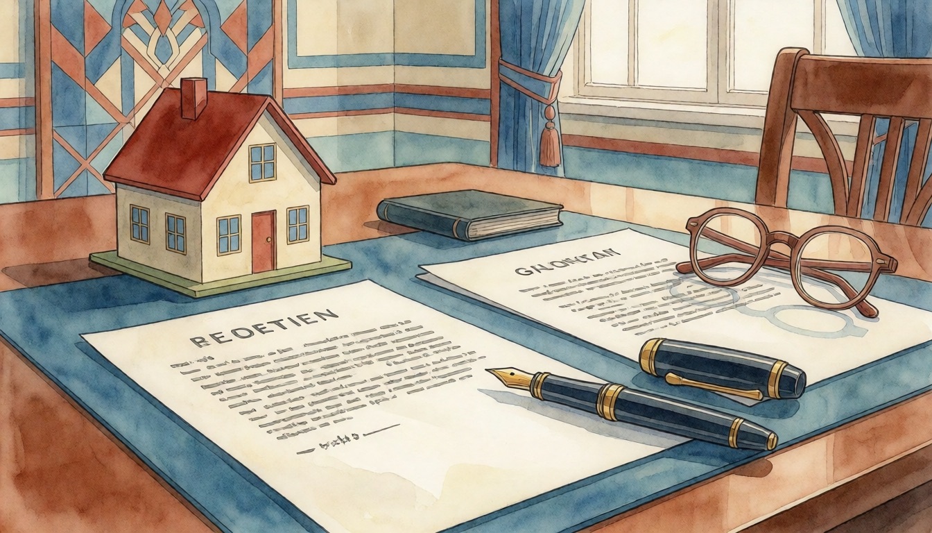 Seller Closing Costs Explained — watercolor illustration
