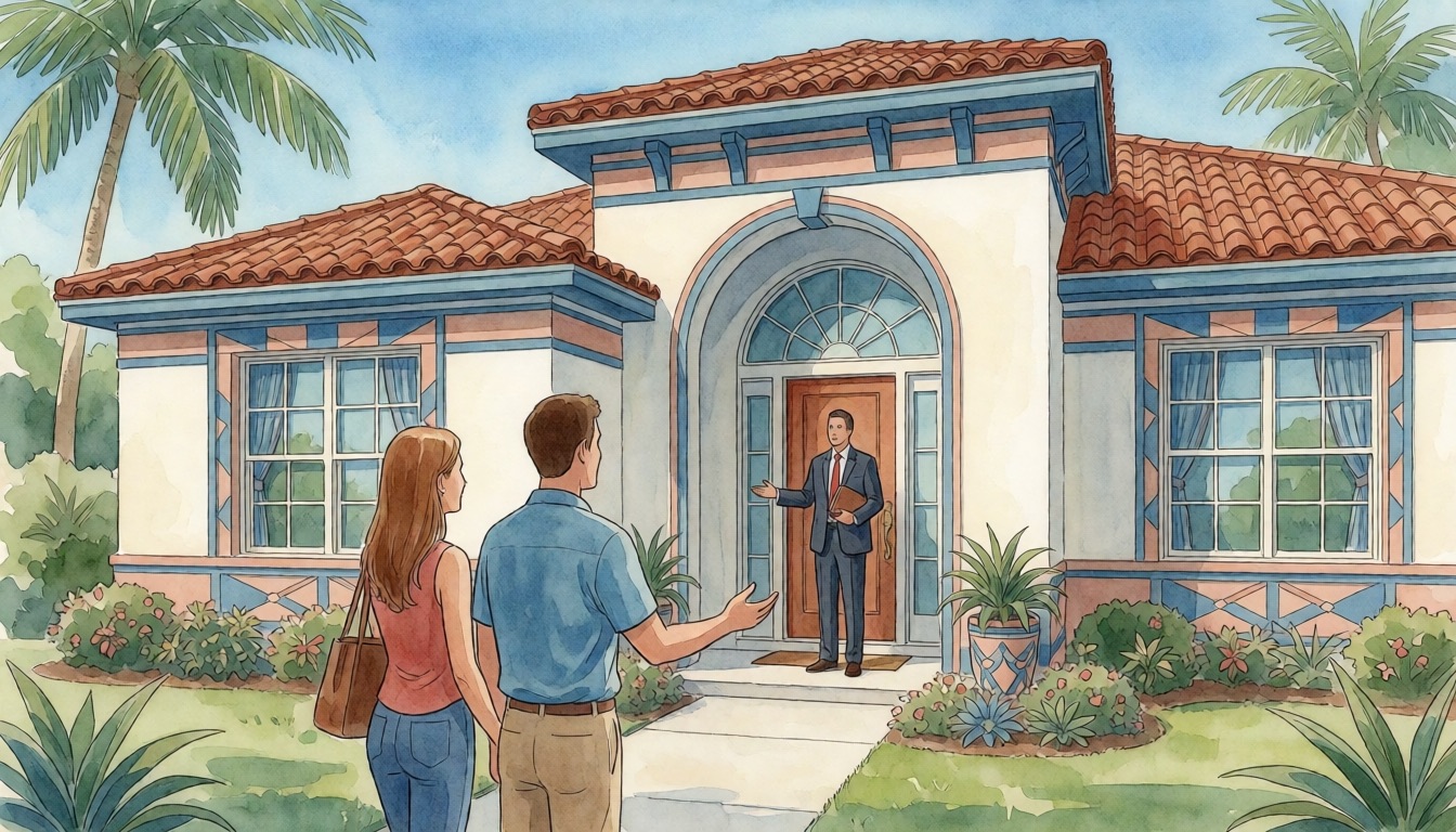 Watercolor illustration — Tenant Placement in Coral Springs: Find the Right Renter