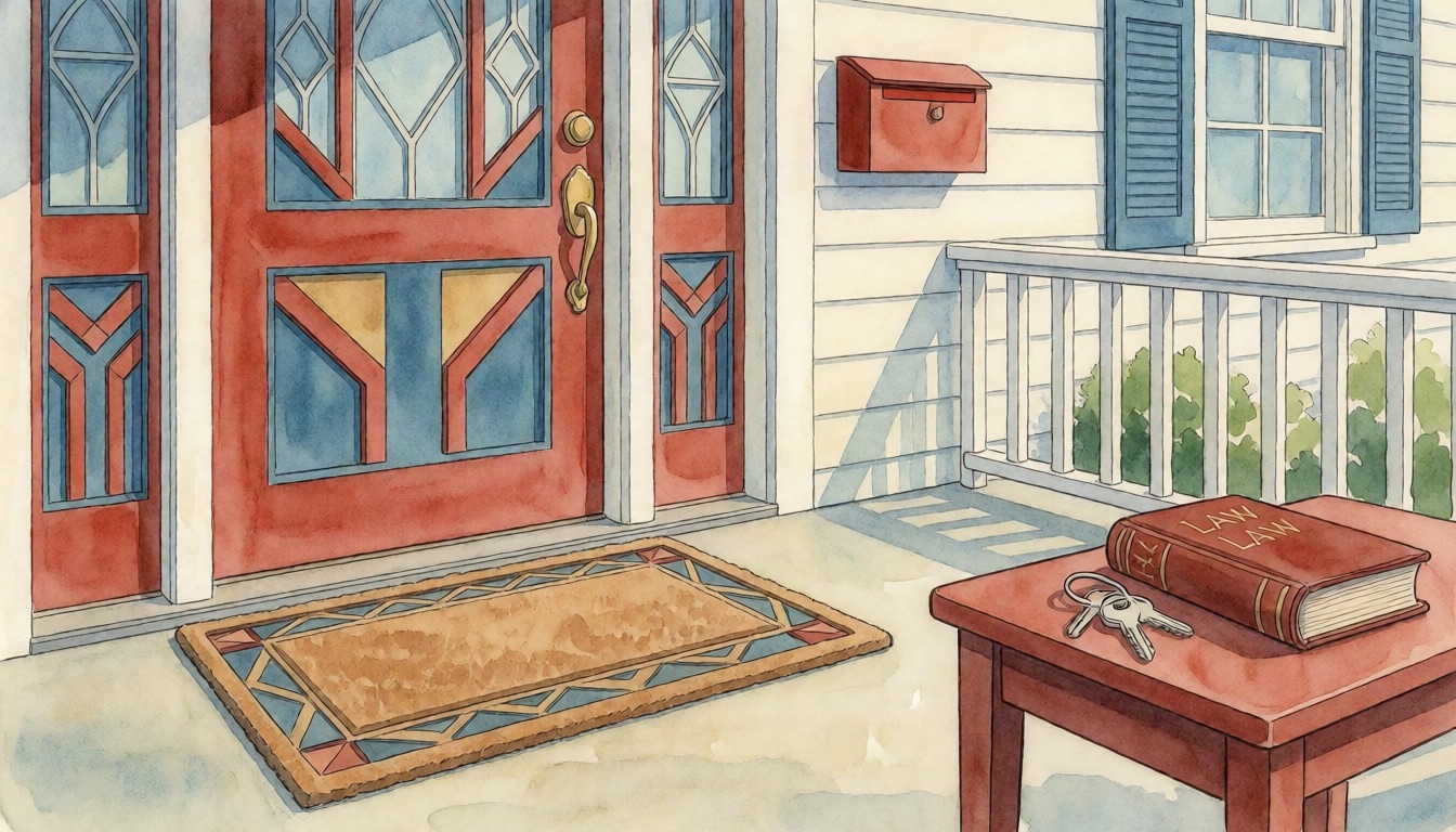 Tenant Rights & Responsibilities in Florida — watercolor illustration
