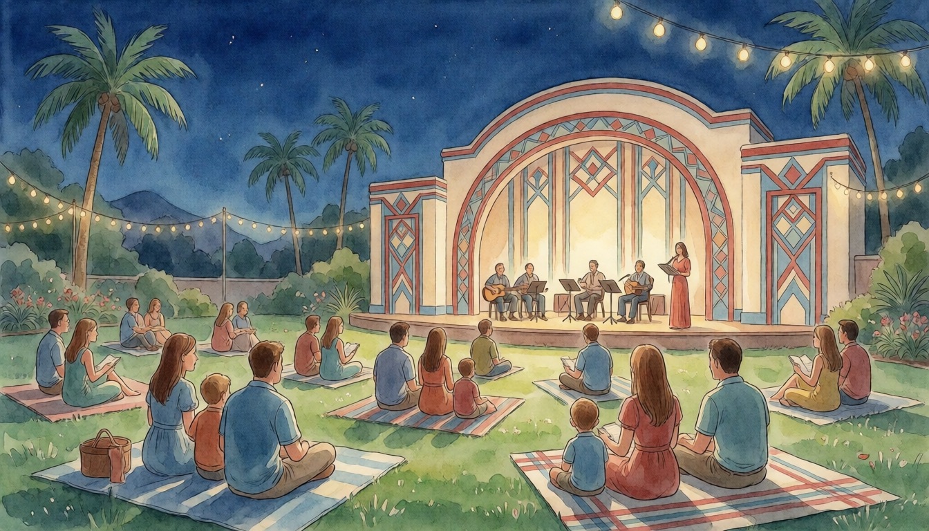 Things to Do in Coral Springs — watercolor illustration