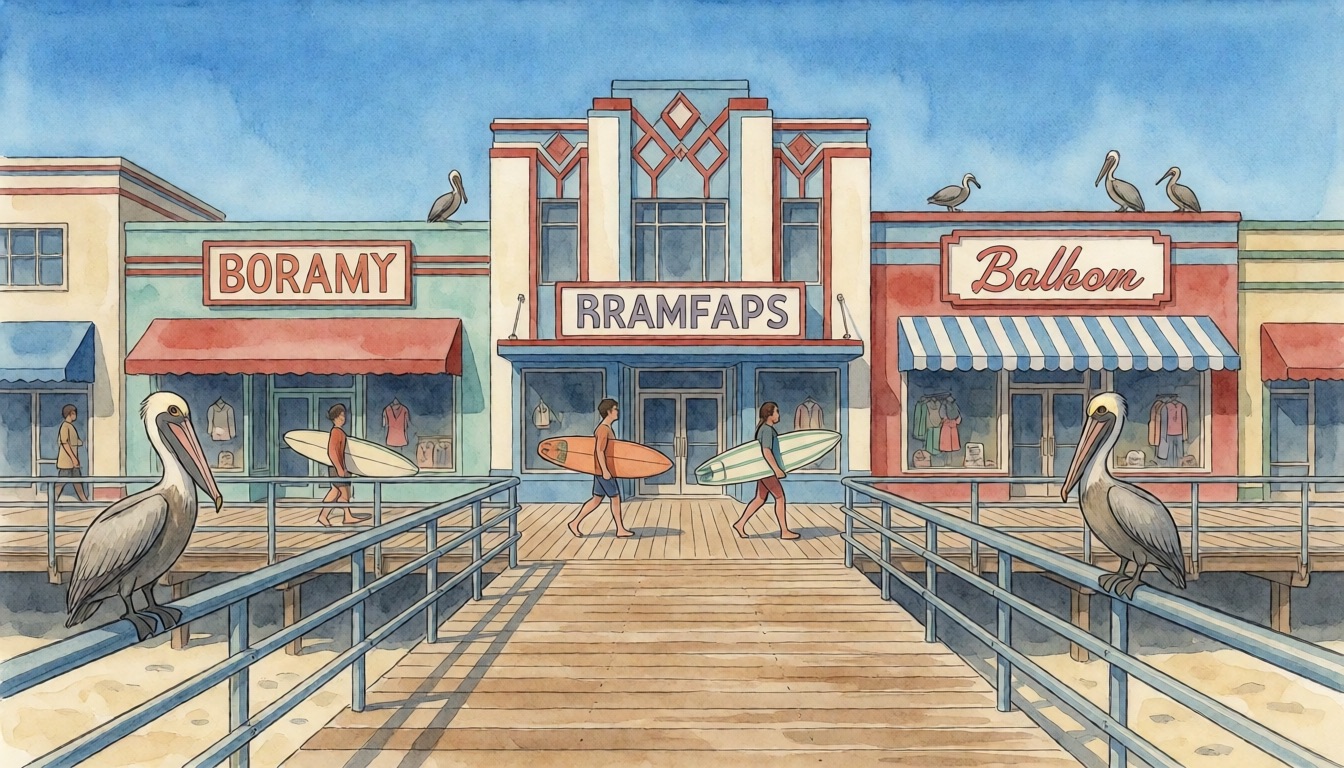 Things to Do in Deerfield Beach — watercolor illustration