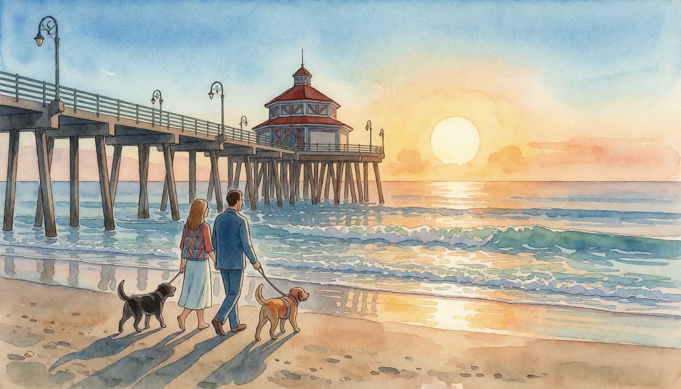 10 Reasons to Move to Deerfield Beach — watercolor illustration